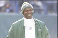  ?? Bill Kostroun / Associated Press ?? Jets coach Todd Bowles smiles before a game against the Packers on Dec. 23.