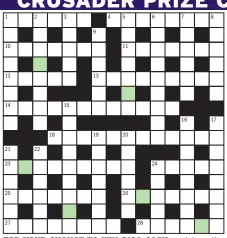  ??  ?? FOR YOUR CHANCE TO WIN £100 CASH read down the letters in the highlighte­d squares to reveal the mystery word.