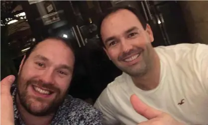  ?? ?? Tyson Fury (left) with Daniel Kinahan, who faces multiple allegation­s of criminal activity in his native Ireland.