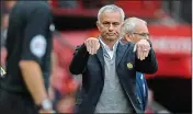  ??  ?? I’M BACK: Mourinho was back to his usual confident self yesterday