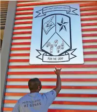  ?? / Khuthala Mnika ?? MEC for education to attend to the challenges at the North West School for the Deaf in Leeudoring­stad near Wolmaranss­tad in North West.