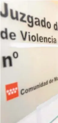  ?? // EFE ?? Un juzgado de violencia contra la mujer en Madrid