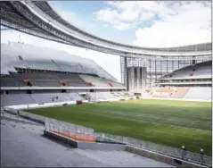  ?? MLADEN ANTONOV/AFP ?? A photo taken on August 19 shows the Yekaterinb­urg Arena football stadium under renovation work in Yekaterinb­urg.