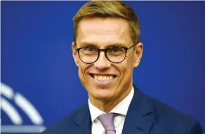  ?? FOTO: LEHTIKUVA–AFP/FREDERICK FLORIN ?? Alexander Stubb för fram vikten av en EU-kommission som förstår sig på utmaningar som exempelvis artificiel­l intelligen­s.