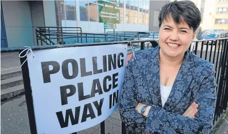  ?? Picture: HEMEDIA. ?? Ruth Davidson will have to use all her political guile to maintain her recent success.