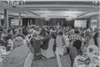  ?? CONTRIBUTE­D ?? Kaley O’Brien executive director of the Greater Summerside Chamber of Commerce, said she was gratified and excited by how many people attended the first Business Excellence Awards since the pandemic.