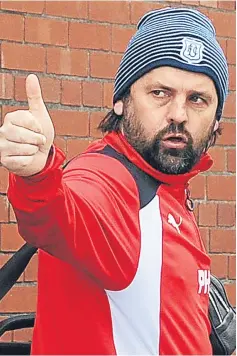  ??  ?? Paul Hartley: writing was on the wall after 7-0 defeat.