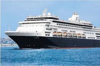  ?? HOLLAND AMERICA LINE/COURTESY ?? Holland America Line’s 1,350-passenger ms Veendam cruise ship will offer Caribbean cruises from Fort Lauderdale with Cuba port calls in Havana and Cienfuegos starting in December.