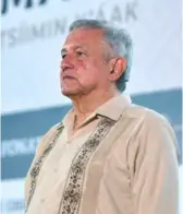  ??  ?? El presidente López Obrador se encuentra de gira por el sureste del país.