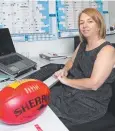  ??  ?? GAME OVER: AFL Cairns Events and Communicat­ions Manager Melissa Dunstan is finishing up with the league.