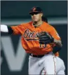  ?? THE ASSOCIATED PRESS ?? The Orioles and Dodgers completed a trade that sends AllStar shortstop Manny Machado to L.A. on Wednesday.