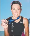  ??  ?? Olympic Distance female winner Kirralee Seidel.