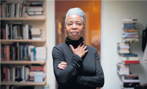  ?? COLE BURSTON TORONTO STAR FILE PHOTO ?? Canadian writer and poet Dionne Brand’s book “Theory” could make her a winner at the Toronto Book Awards on Oct. 2.