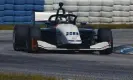  ?? ?? Jamie Chadwick testing an Indy NXT car on the road course at Indianapol­is Motor Speedway. Photograph: Andretti Autosport/ AP