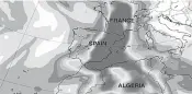  ??  ?? Saharan dust blew into parts of Europe during early March. Image: ECMWF