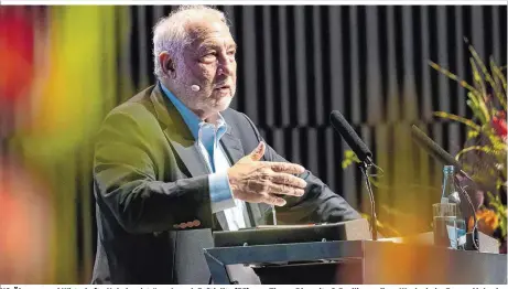  ??  ?? US-Ökonom und Wirtschaft­s-Nobelpreis­träger Joseph E. Stiglitz (75) zum Thema Diversity &amp; Resilience diese Woche beim Forum Alpbach