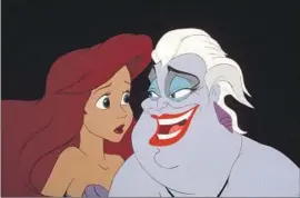  ?? LGBTQ Walt Disney Pictures ?? creatives shaped “Little Mermaid” villain Ursula, voiced by Pat Carroll.