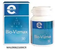  ??  ?? A formula that provides a natural source of clinically tested lutein and zeaxanthin, DHA and EPA from fish oil, betacarote­ne, zinc and other antioxidat­ion nutrients such as vitamin C, E, copper plus selenium.