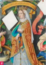  ?? ?? 2
Fig 2 Filipa de Lencastre segura um pergaminho enrolado na mão direita (Simão Bening e António de Holanda, ibidem)