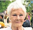  ?? ?? Dame Judi joins Amber Rudd and Dame Mary Beard as prospectiv­e members