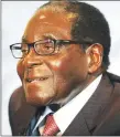  ??  ?? President Mugabe