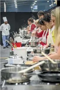  ??  ?? Students learn new skills and delicious dishes in the Wintec Cooking Classes, with Wintec tutor Shannon Kapita. PHOTO: SUPPLIED