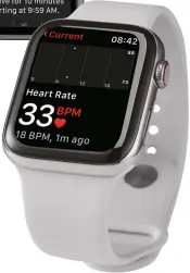  ??  ?? Setting heart rate notificati­ons on your Apple Watch is a good safety net if anything goes awry…