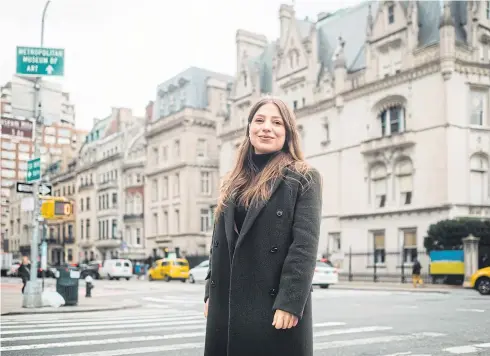  ?? ?? The conductor Dalia Stasevska in New York, on Jan 17.