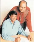  ??  ?? AS A SHOW PROMOTER… In 2005, Sunny Gayadin signs a deal with former show promoter and businessma­n Ish Maharaj.