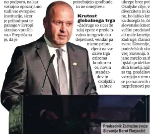 ?? ?? Predsednik Zadružne zveze Slovenije Borut Florjančič
