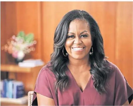  ?? FOTO: NBC/GETTY IMAGES ?? Michelle Obama, ehemalige First Lady der USA, hat jetzt ihr zweites Buch veröffentl­icht.