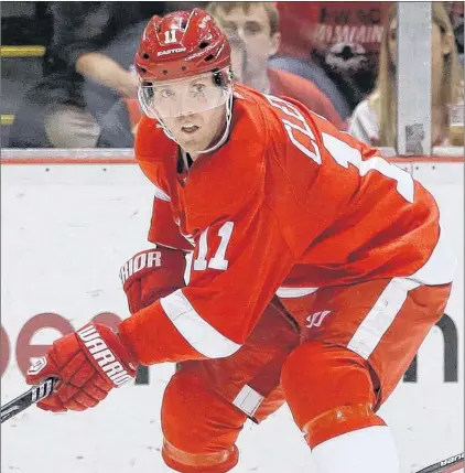  ?? AP PHOTO ?? Daniel Cleary, who moved away from his native Riverhead, Harbour Grace as a 15-year-old to play junior A hockey in Kingston, Ont., eventually became a first-round NHL draft pick (13th overall in 2007 to the Chicago Blackhawks) and played in 1,059...