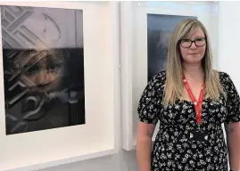  ??  ?? Staffordsh­ire University graduate Vicki Guildford, from Tean, produced a project called ‘children of lockdown’. Above, James Gibson with his font to illustrate his battle with cystic fibrosis.