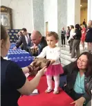  ?? COURTESY OF SEN. TAMMY DUCKWORTH ?? Sen. Tammy Duckworth and her daughter, Abigail, who was conceived through IVF.