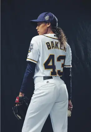  ?? TOMMY GARCIA / FOX VIA THE ASSOCIATED PRESS ?? Kylie Bunbury in Pitch. The pilot is glossy and brisk and the show’s locations, with scenes shot at San Diego’s Petco Park, provide authentici­ty.