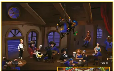  ??  ?? [PC] This high-res remaster gave a facelift to the original Monkey Island title, with Peter on violin for the soundtrack.
