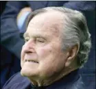  ?? THOMAS B SHEA/GETTY IMAGES/AFP ?? Former US president George HW Bush on January 7.