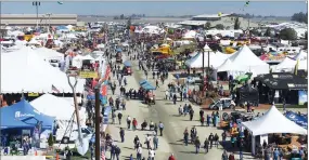  ?? RECORDER PHOTO BY CHIEKO HARA ?? The 51st World Ag Expo opens Tuesday at Tulare. More than 1,500 exhibitors are displaying their ag technology and equipment. The expo will runs until 15th.