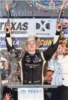  ?? LARRY PAPKE/AP ?? Josef Newgarden holds a 25-point lead in the NTT IndyCar Series after winning Saturday at Texas Motor Speedway.