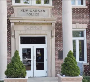  ?? H John Voorhees III / Hearst Connecticu­t Media ?? New Canaan Police Department on Monday.