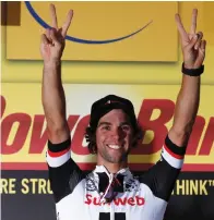  ?? (Reuters) ?? TEAM SUNWEB Australian rider Michael Matthews claimed the 16th stage on the Tour de France yesterday.