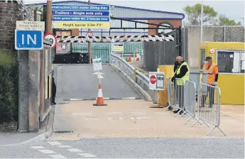  ??  ?? Household waste recycling sites in West Sussex reopened to the public earlier this month