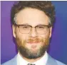  ??  ?? Seth Rogen