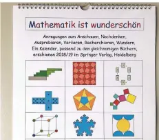  ?? FOTO: LH ?? Das Deckblatt zeigt’:s Mathematik kann auch schön bunt sein.