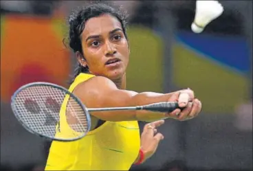  ?? GETTY IMAGES ?? ▪ PV Sindhu beat Hong Kong’s Yip Pui Yin 2112, 2118 in the singles tie on Tuesday.