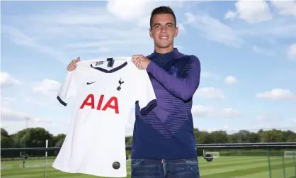  ??  ?? Giovani Lo Celso has signed on a season-long loan from Real Betis. Photograph: Tottenham Hotspur FC/Tottenham Hotspur FC via Getty Images