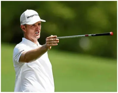  ?? — AFP ?? A good run: Justin Rose won twice, was runner-up twice and had a pair of third-place finishes over 10 tournament­s that took him to No. 1 in the world.