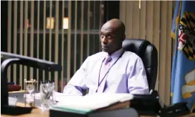  ?? Photograph: HBO/Landmark Media/Alamy ?? Lance Reddick as Cedric Daniels in season 4 of The Wire.