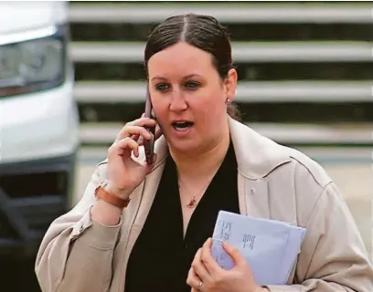  ?? ?? ●●Former GMP officer Abigail Barlow pleaded guilty to theft