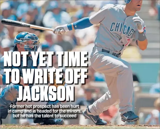  ?? | DANNY MOLOSHOK~AP ?? Outfielder Brett Jackson remains confident that when another opportunit­y comes with the Cubs, he’ll be able to capitalize on it.